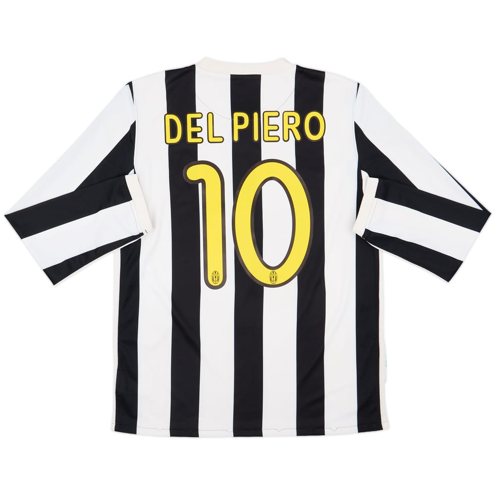 2009-10 Juventus Home L/S Shirt Del Piero #10 - 7/10 - (M)