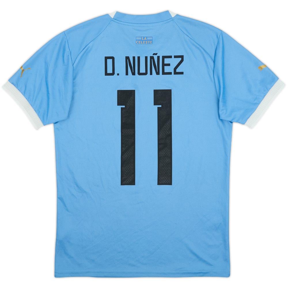 2022-23 Uruguay Home Shirt D. Nunez #11 - 7/10 - (S)
