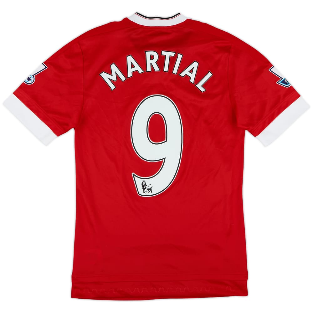 2015-16 Manchester United Authentic Home Shirt Martial #9 - 9/10 - (S)