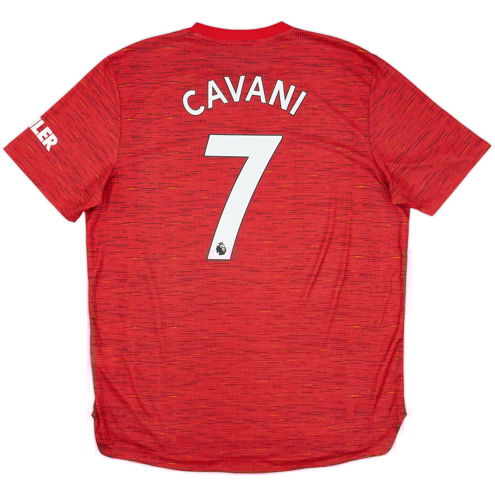2020-21 Manchester United Authentic Home Shirt Cavani #7 - 8/10 - (XL)