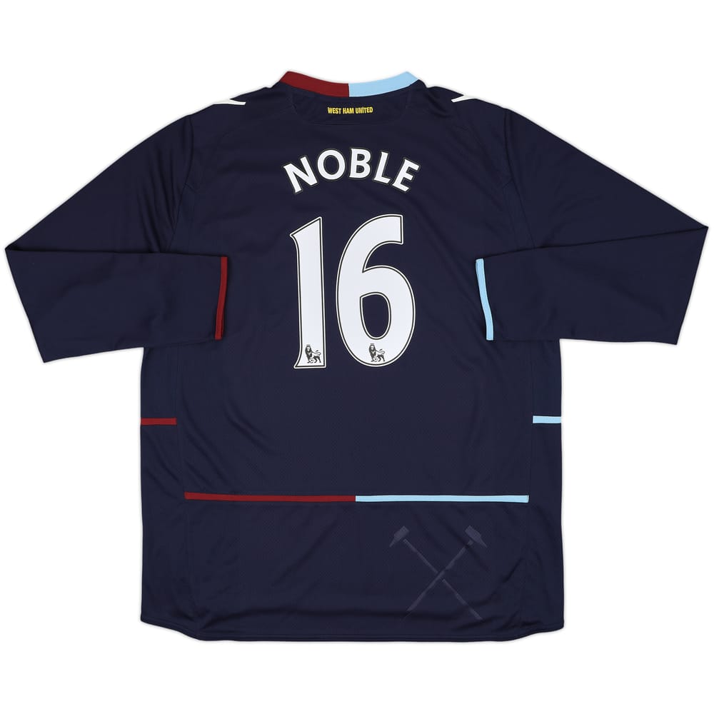 2012-13 West Ham Away L/S Shirt Noble #16 - 7/10 - (XXL)