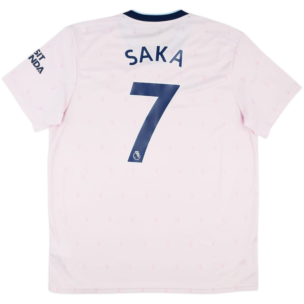 2022-23 Arsenal Third Shirt Saka #7 - 9/10 - (XL)