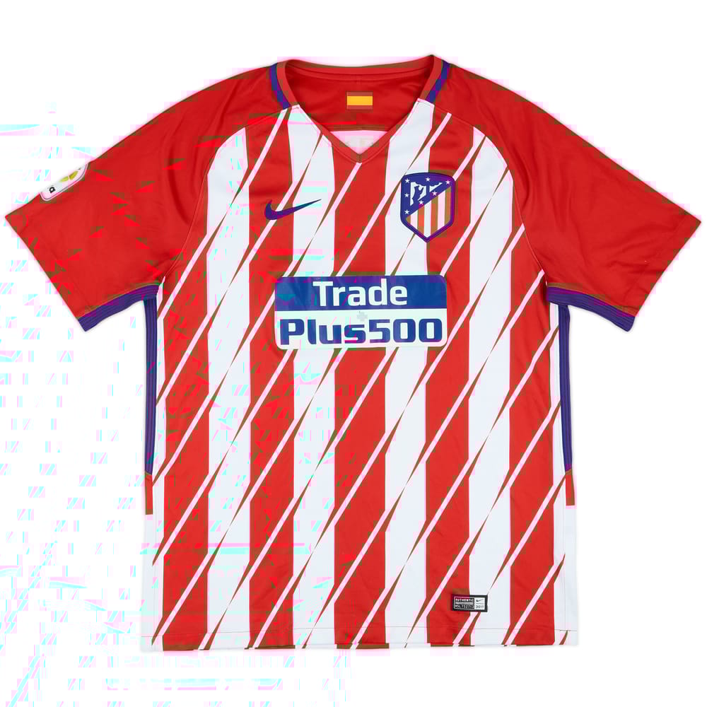 2018-19 Atletico Madrid Home Shirt - 6/10 - (L)