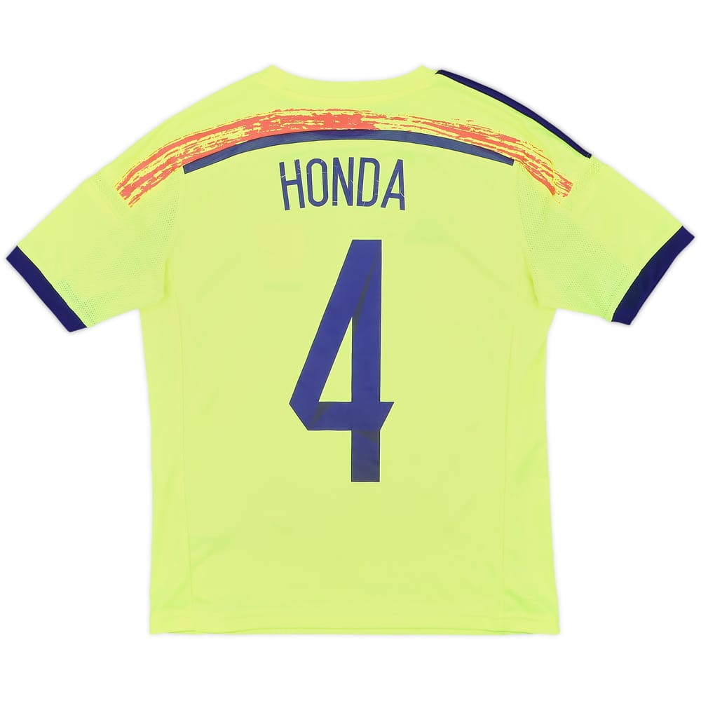 2014 Japan Away Shirt Honda #4 - 7/10 - (M.Boys)