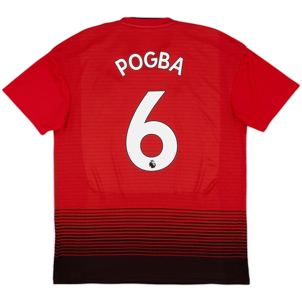 2018-19 Manchester United Home Shirt Pogba #6 - 10/10 - (L)