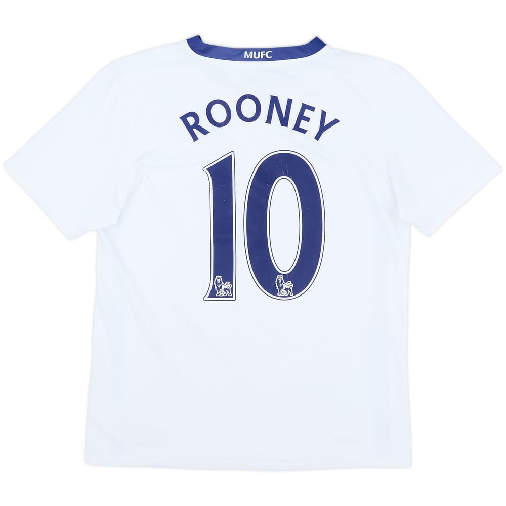 2008-10 Manchester United Away Shirt Rooney #10 - 5/10 - (XL.Boys)