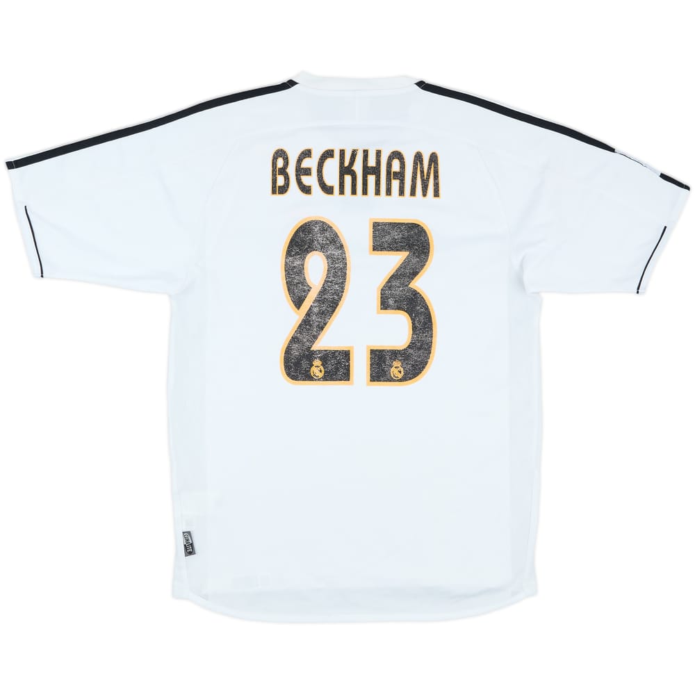 2003-04 Real Madrid Home Shirt Beckham #23 - 5/10 - (S)