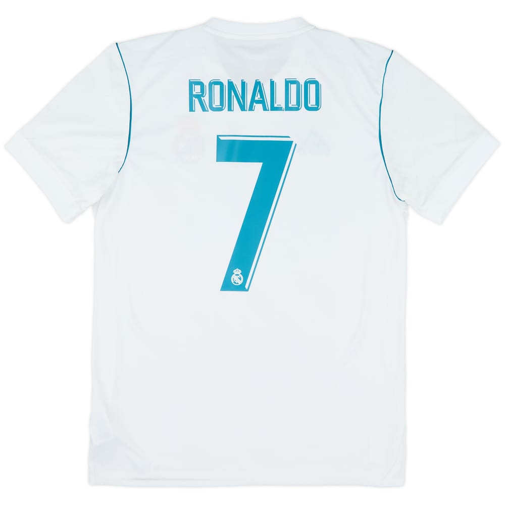 2017-18 Real Madrid Home Shirt Ronaldo #7 - 8/10 - (M)