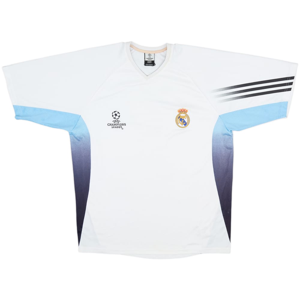 2003-04 Real Madrid adidas CL Training Shirt - 8/10 - (M/L)