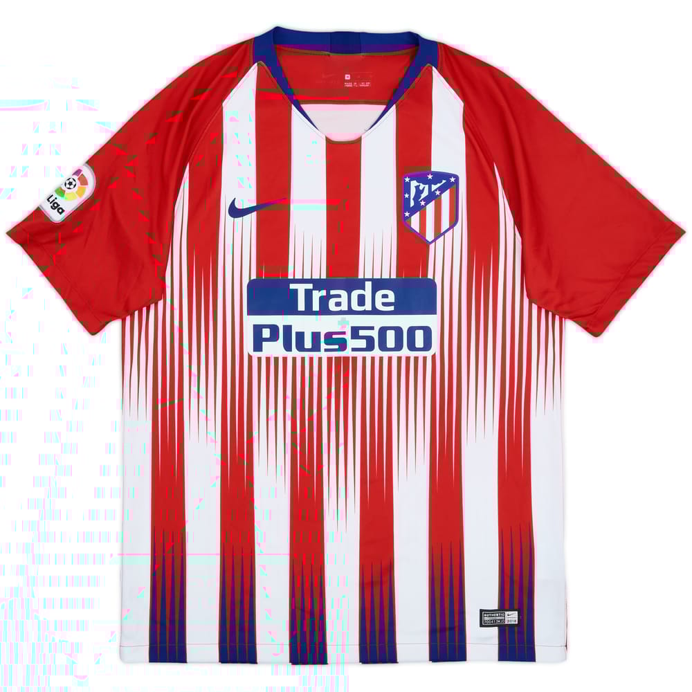 2018-19 Atletico Madrid Home Shirt - 8/10 - (M)