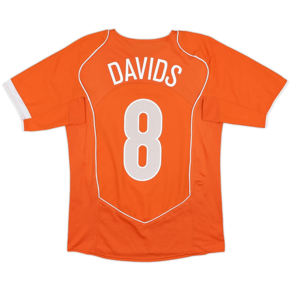 2004-06 Netherlands Home Shirt Davids #8 - 8/10 - (S)