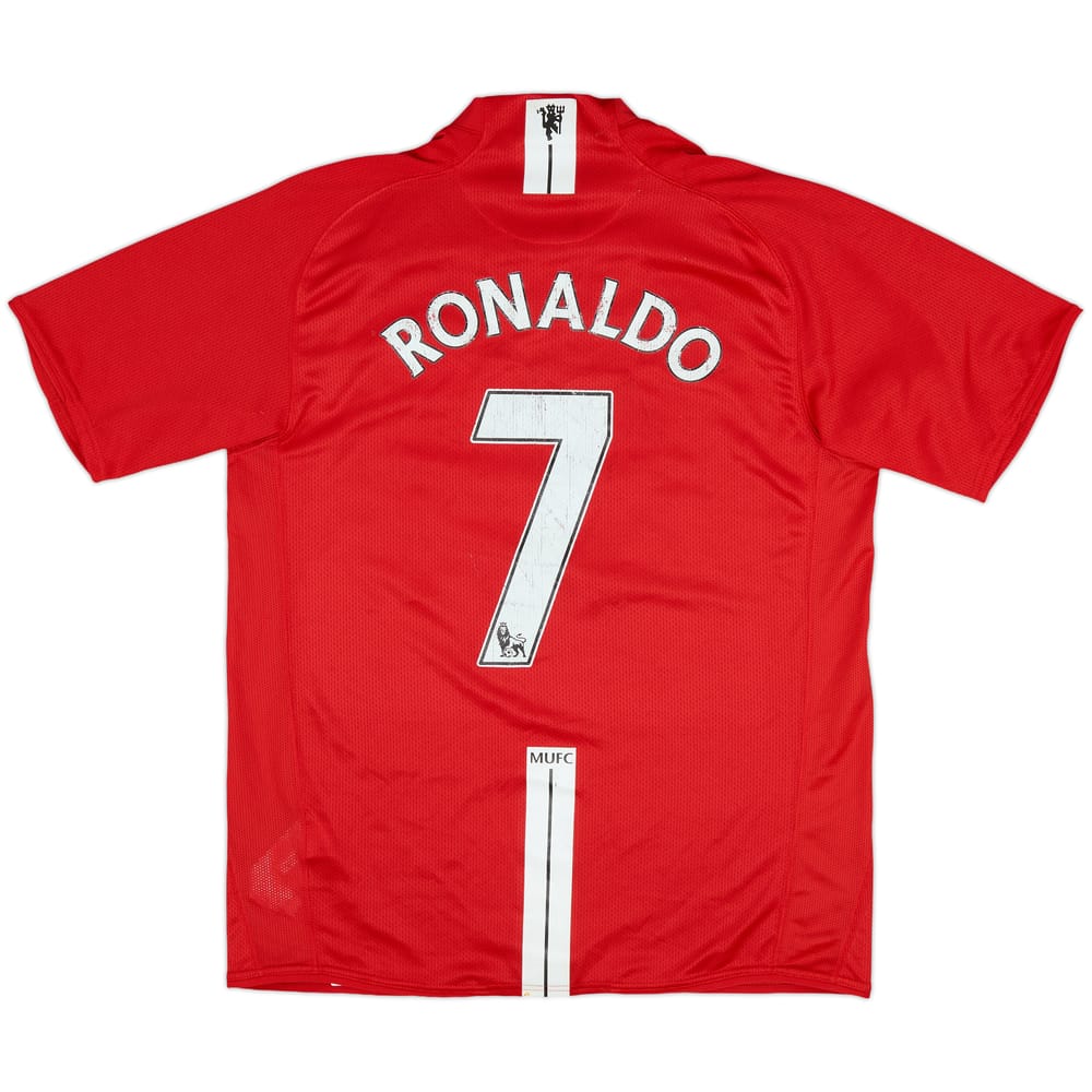 2007-09 Manchester United Home Shirt Ronaldo #7 - 6/10 - (M)