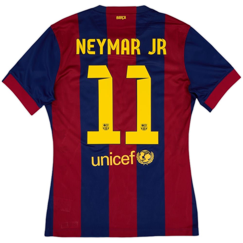 2014-15 Barcelona Authentic Home Shirt Neymar Jr #11 - 8/10 - (M)