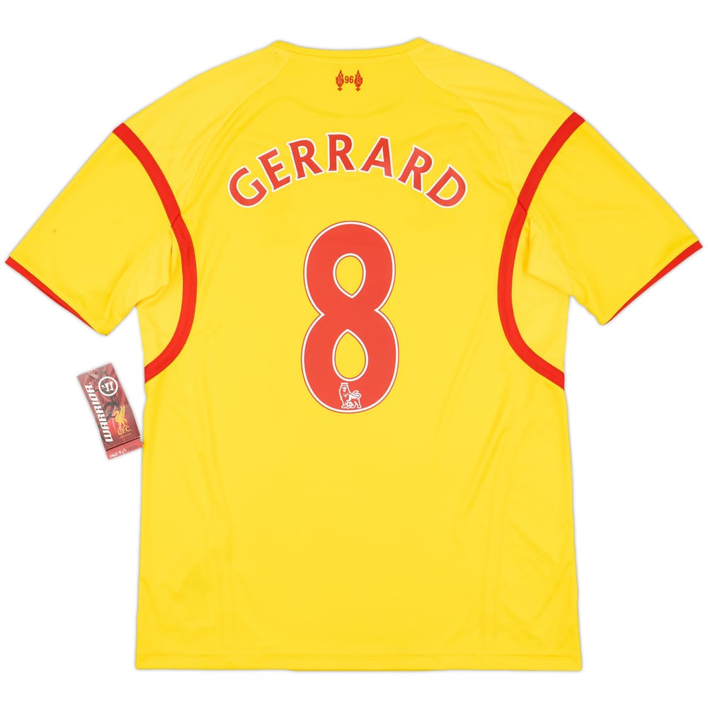 2014-15 Liverpool Away Shirt Gerrard #8 (M)