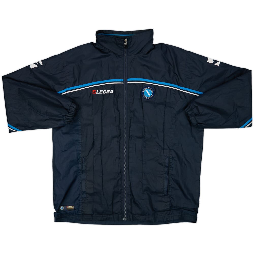2003-04 Napoli Legea Hooded Rain Jacket - 6/10 - (L)