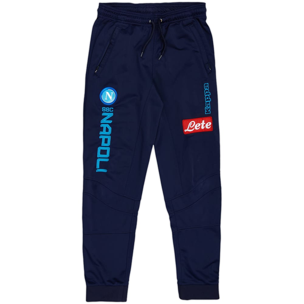 2019-20 Napoli Kappa Track Pants/Bottoms - 8/10 - (M.Boys)