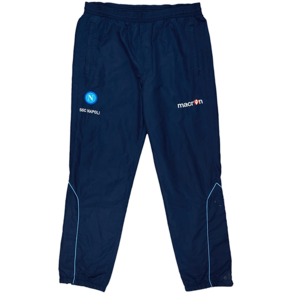 2009-10 Napoli Macron Track Pants/Bottoms - 9/10 - (M)