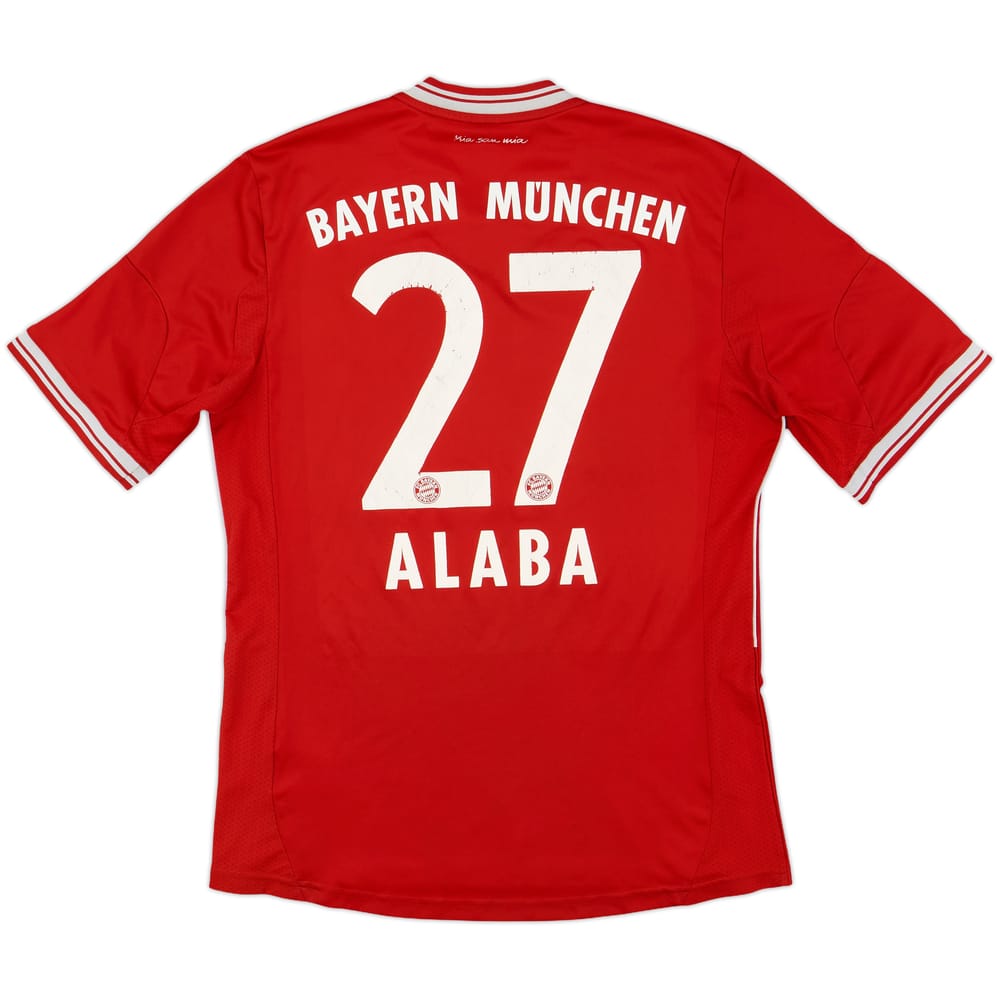 2013-14 Bayern Munich Home Shirt Alaba #27 - 4/10 - (M)