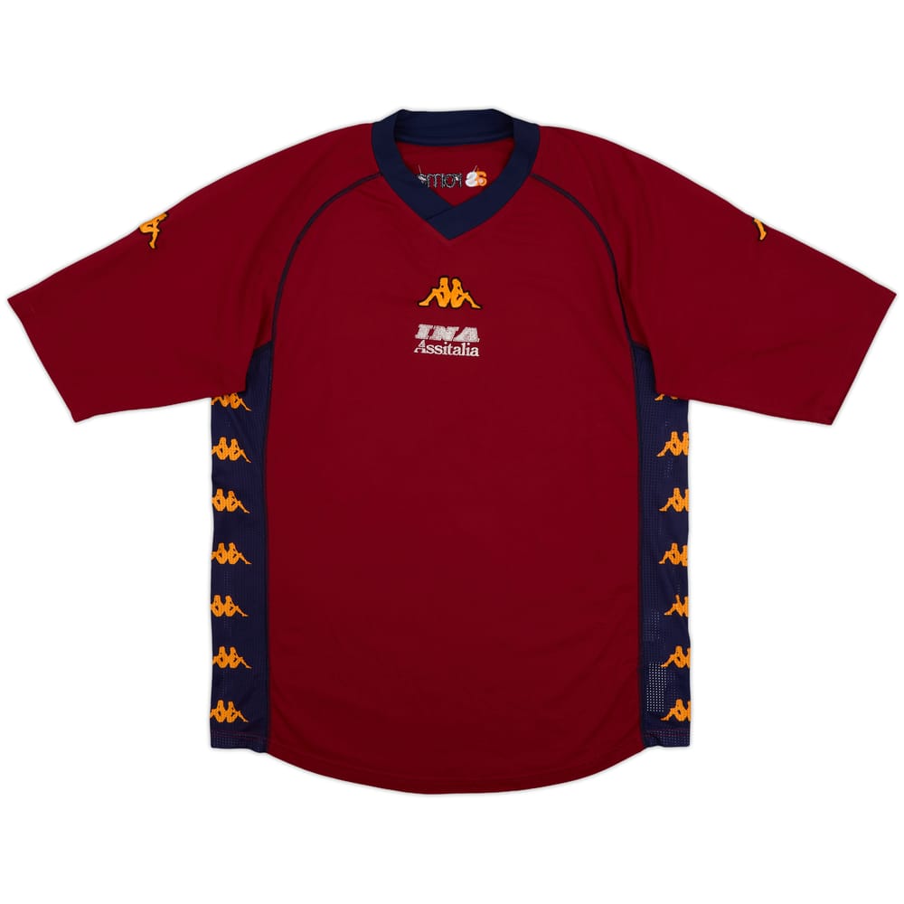 2001-02 Roma Kappa Training Shirt - 5/10 - (XL)