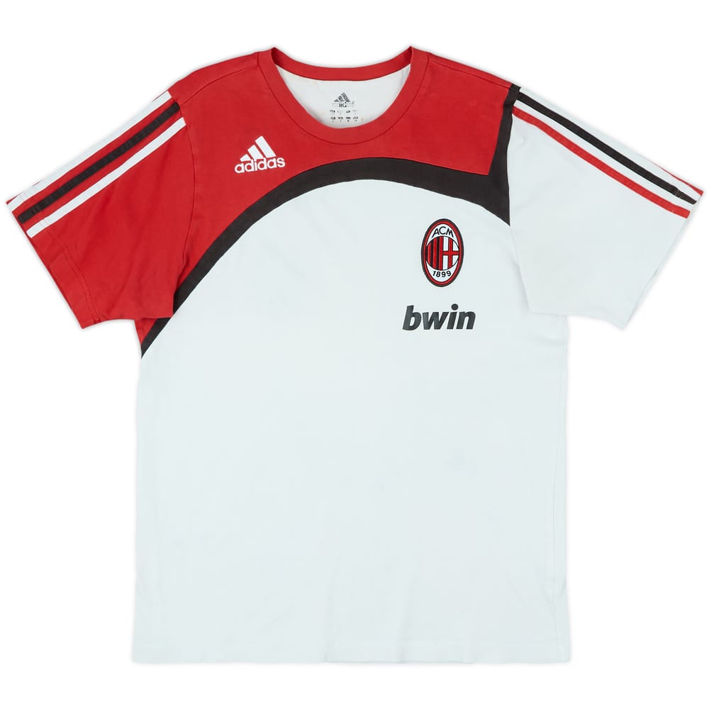 2007-08 AC Milan adidas Cotton Tee - 7/10 - (M)