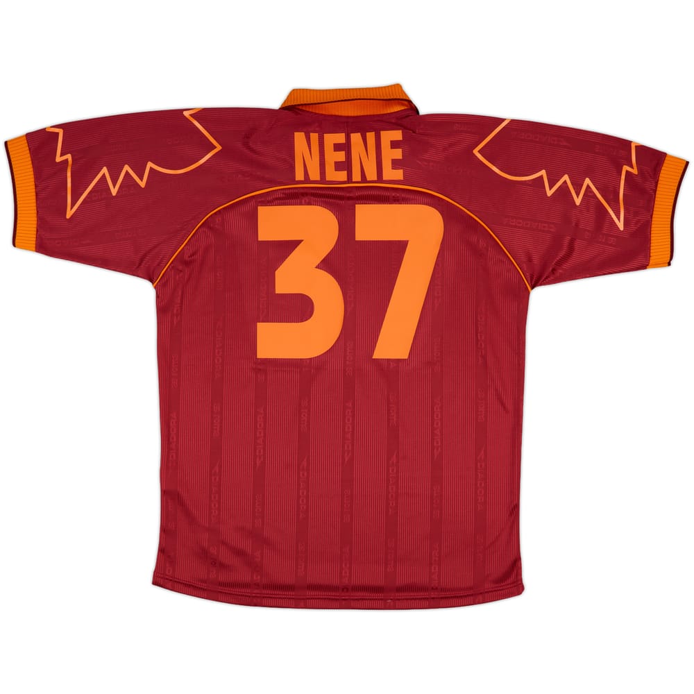1999-00 Roma Home Shirt Nene #37 - 6/10 - (XL)