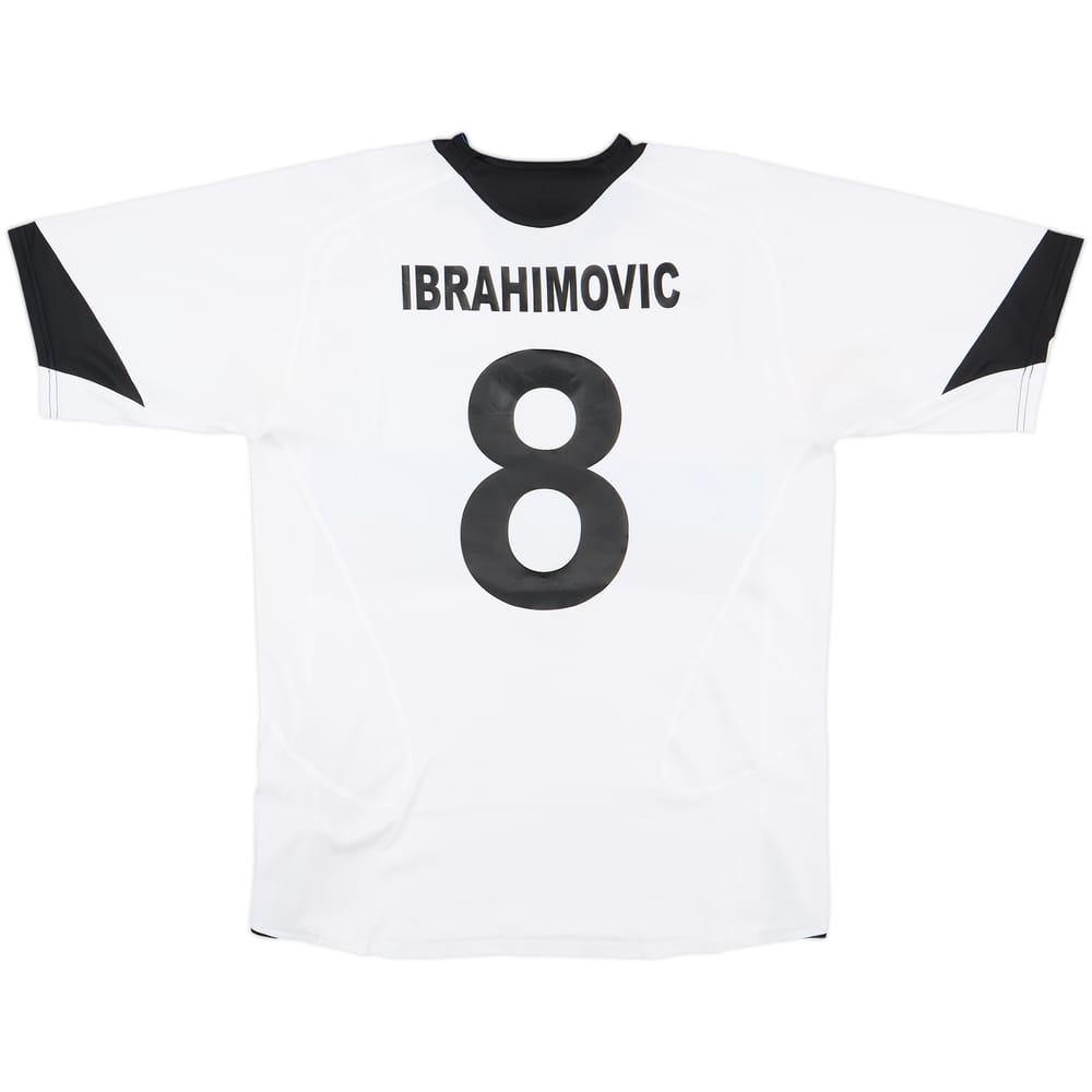 2005-06 Inter Milan Away Shirt Ibrahimovic #8 - 9/10 - (M)
