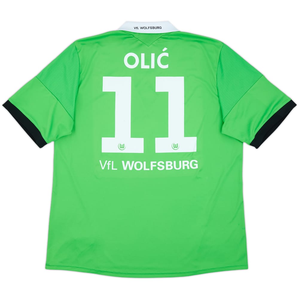 2013-14 Wolfsburg Away Shirt Olic #11 - 7/10 - (XXL)