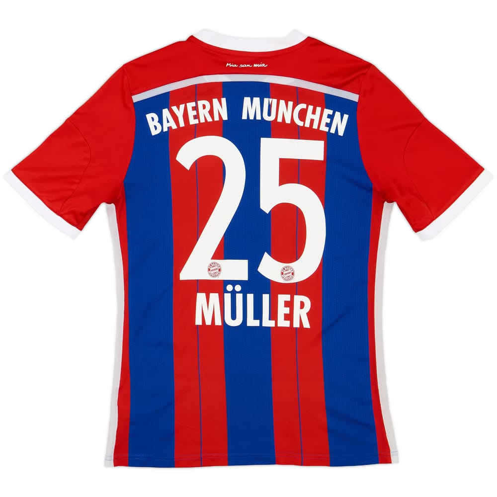 2014-15 Bayern Munich Home Shirt Muller #25 - 7/10 - (XL.Boys)