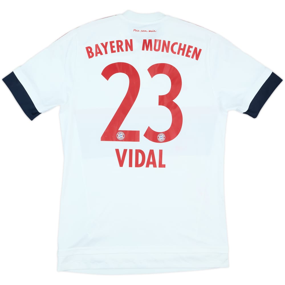 2015-16 Bayern Munich Away Shirt Vidal #23 - 7/10 - (S)