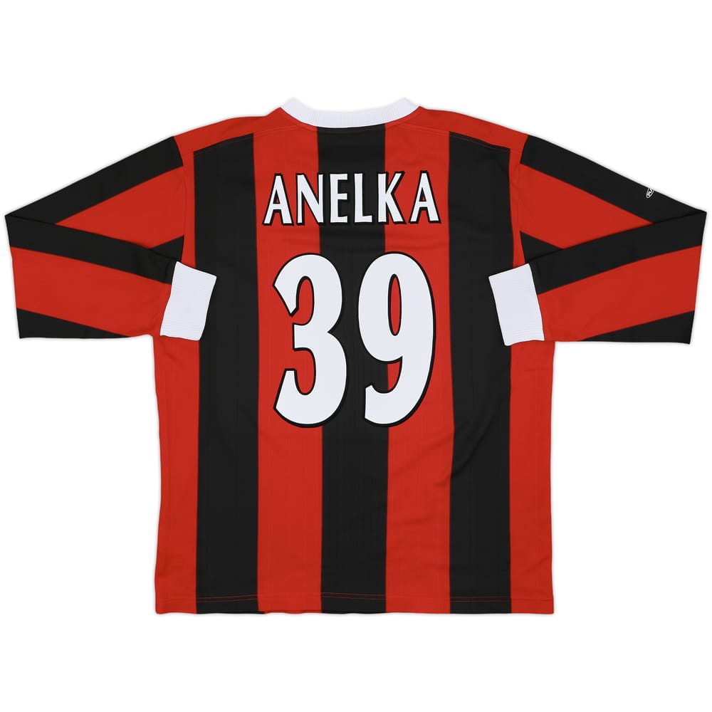 2003-04 Manchester City Away L/S Shirt Anelka #39 - 8/10 - (L)