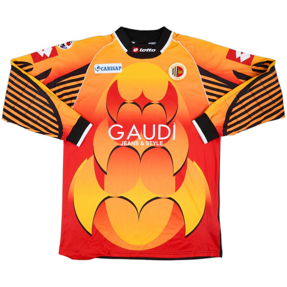 2005-06 Ascoli Match Issue GK Shirt Zotti #51
