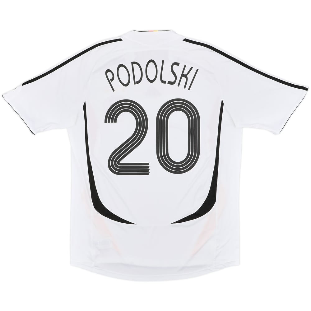 2005-07 Germany Home Shirt Podolski #20 - 8/10 - (L)