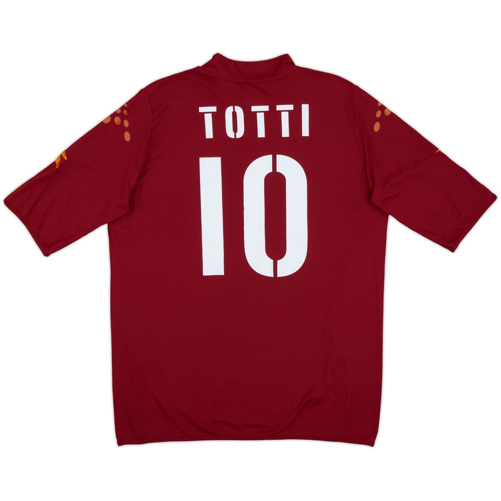 2003-04 Roma Home Shirt Totti #10 - 7/10 - (XL)