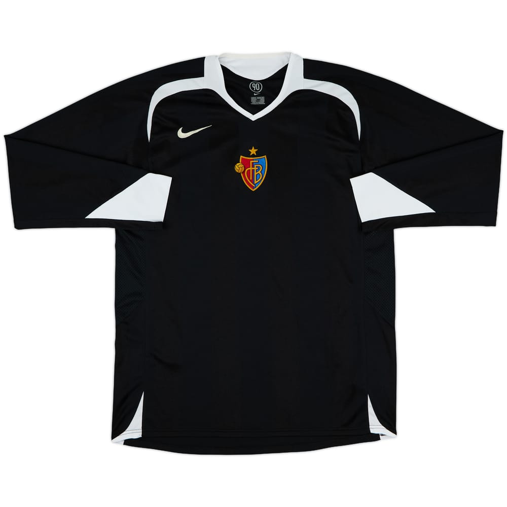 2004-05 FC Basel Away L/S Shirt - 8/10 - (XL)