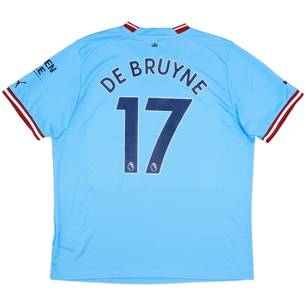 2022-23 Manchester City Home Shirt De Bruyne #17 (XL)
