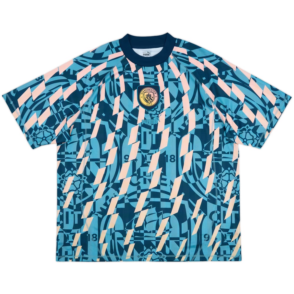 Manchester City Puma ftblSTATEMENT Definitely City T-Shirt - 10/10 - (XL)