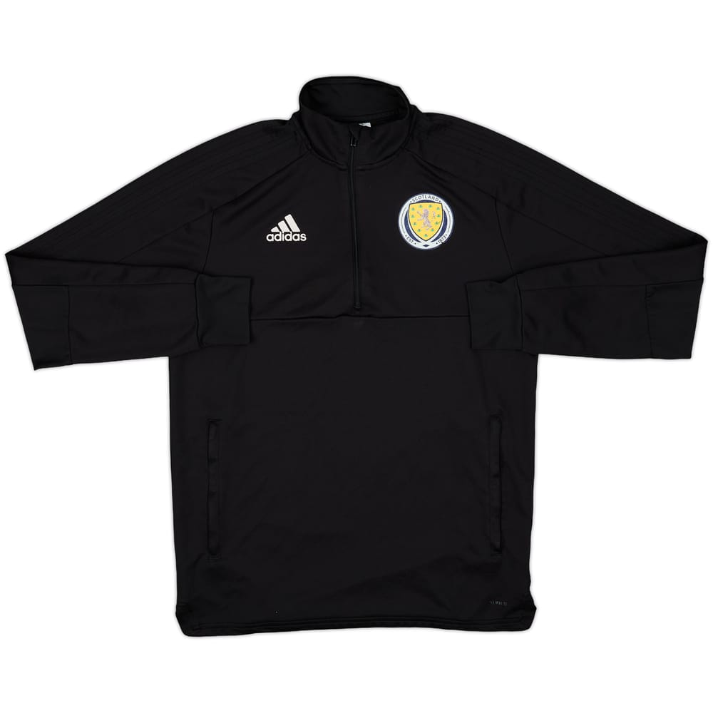 2017-18 Scotland adidas 1/4 Zip Drill Top - 6/10 - (M)