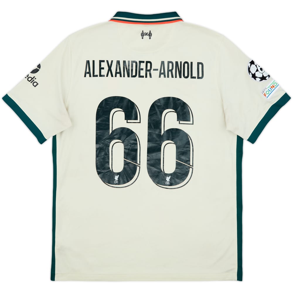 2021-22 Liverpool Away Shirt Alexander-Arnold #66 - 6/10 - (L)