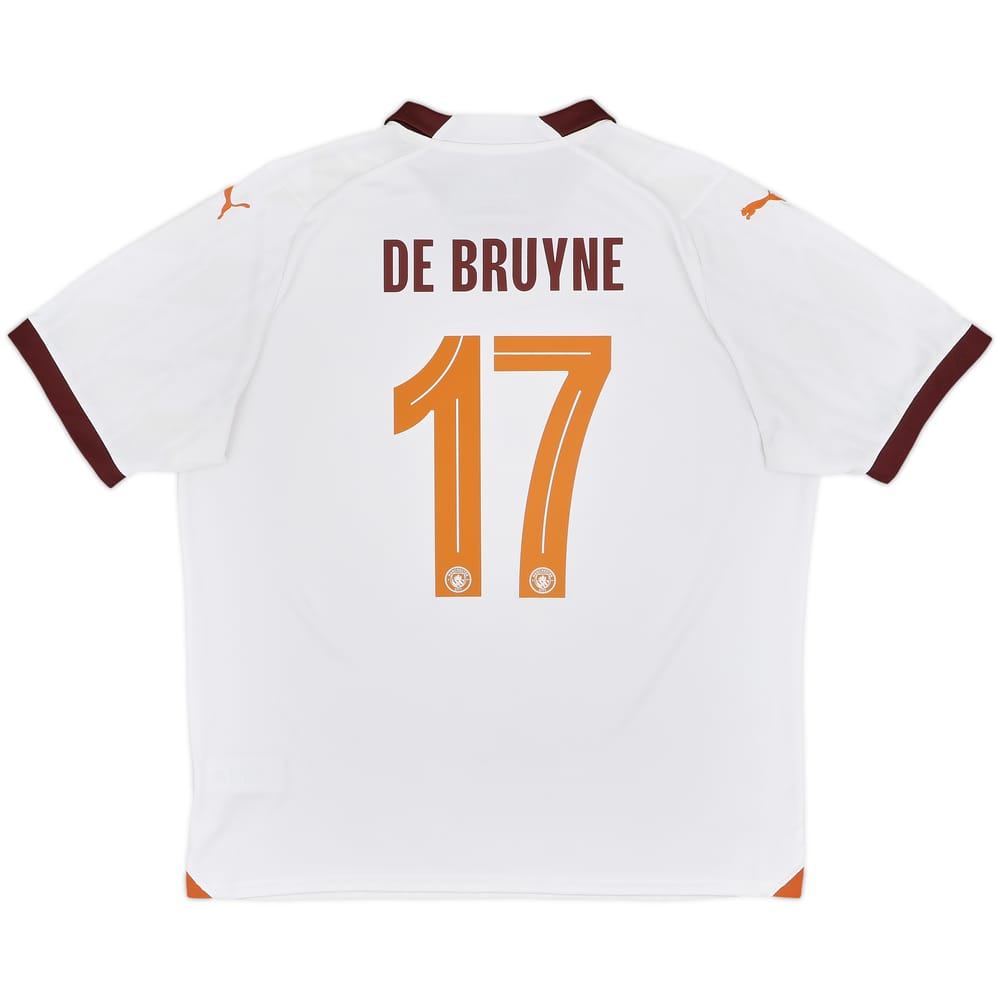 2023-24 Manchester City Away Shirt De Bruyne #17 - 8/10 - (XL)