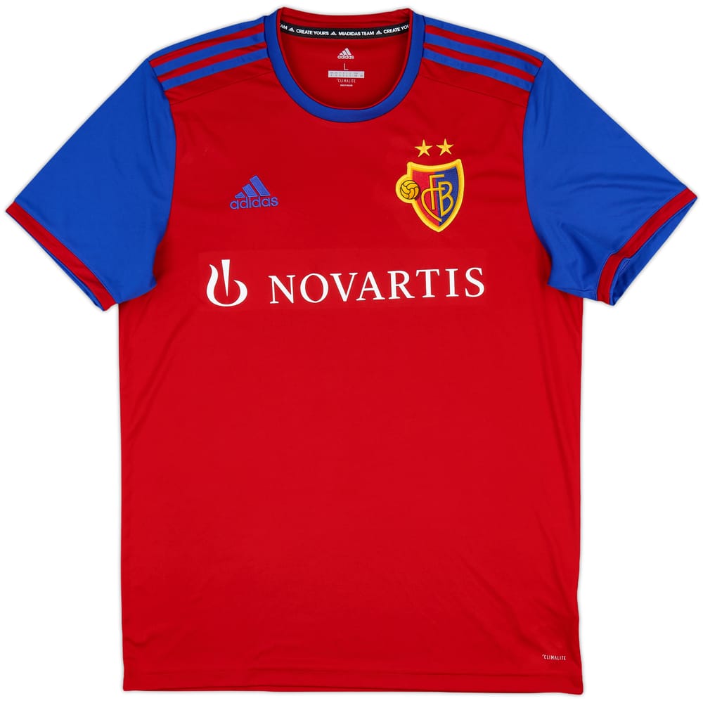 2019-20 FC Basel Home Shirt - 9/10 - (L)
