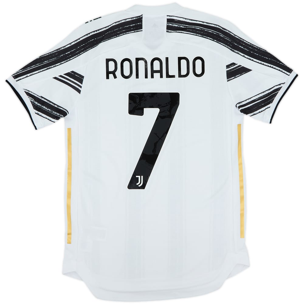 2020-21 Juventus Authentic Home Shirt Ronaldo #7 - 9/10 - (S)