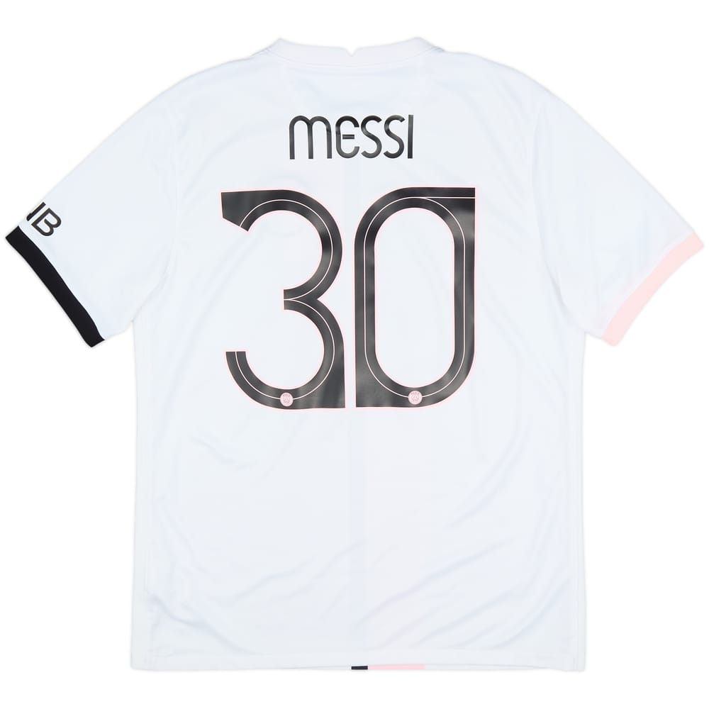 2021-22 Paris Saint-Germain Away Shirt Messi #30 - 8/10 - (L)