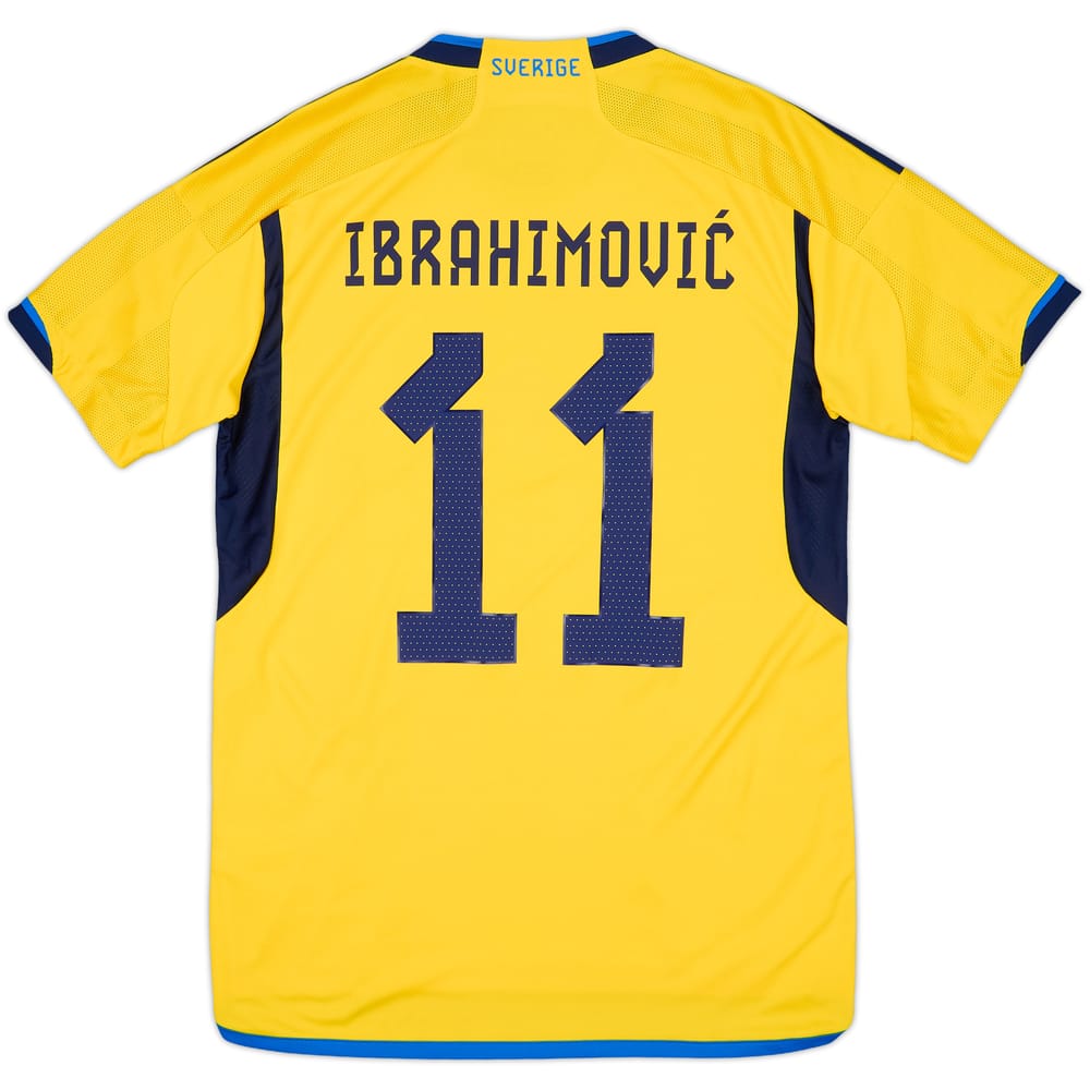 2022-23 Sweden Home Shirt Ibrahimovic #11 - 10/10 - (M)