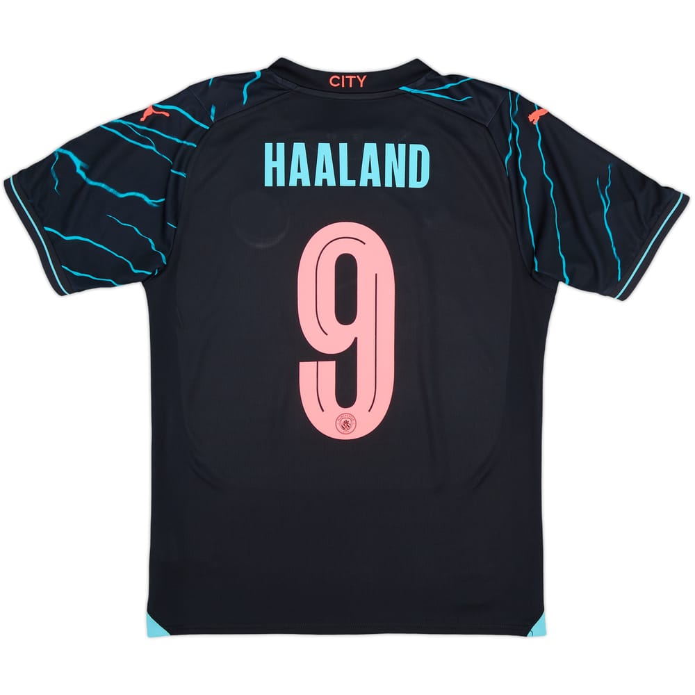 2023-24 Manchester City Third Shirt Haaland #9 - 8/10 - (S)