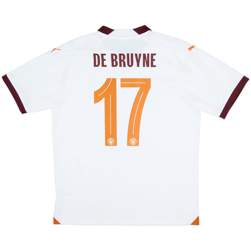 2023-24 Manchester City Away Shirt De Bruyne #17 - 8/10 - (L)