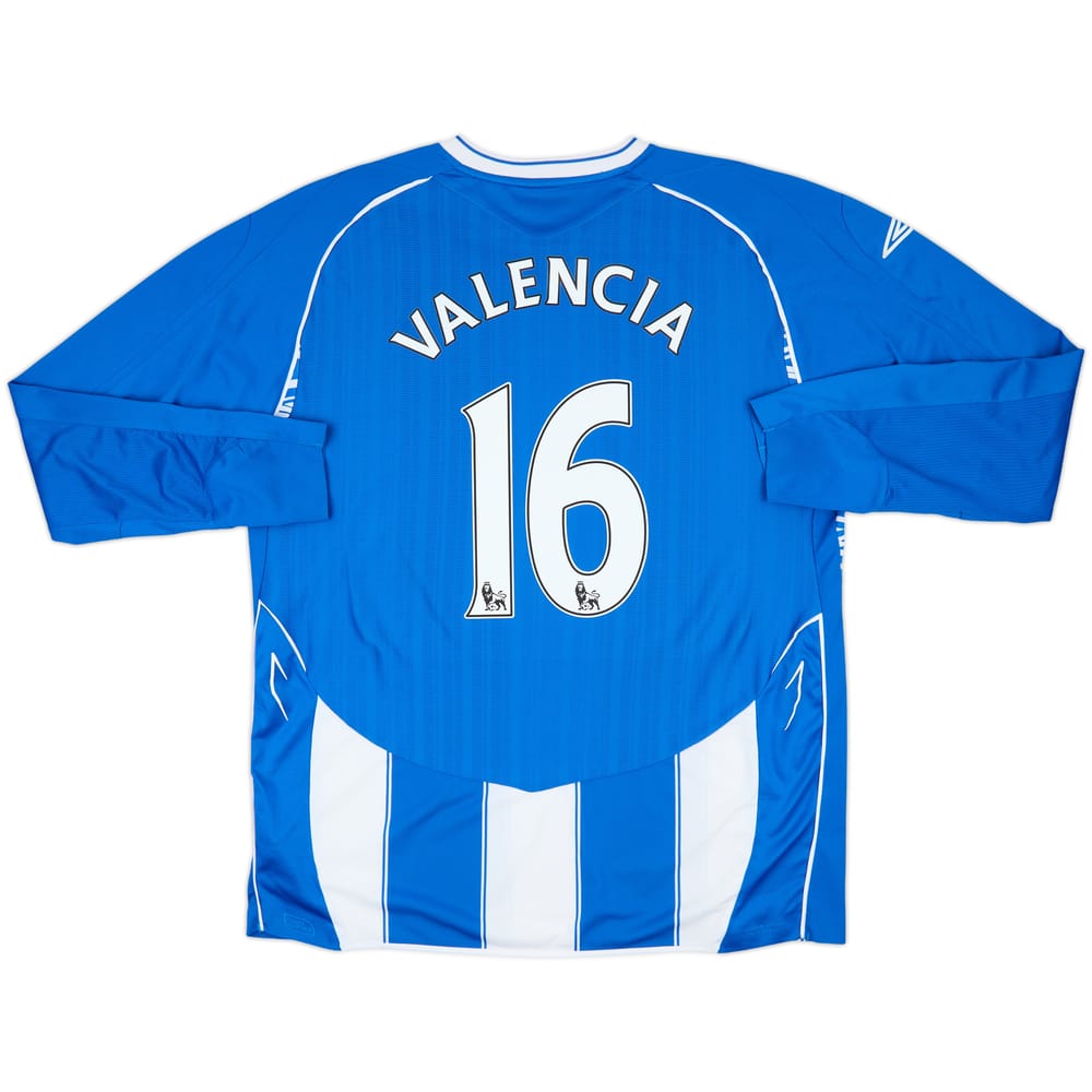 2007-08 Wigan Home L/S Shirt Valencia #16 - 6/10 - (XL)