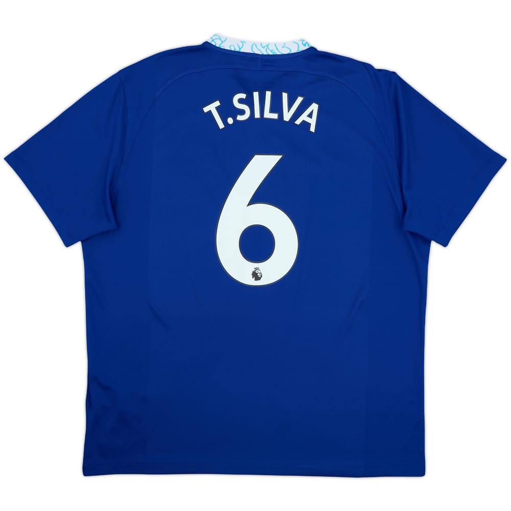 2022-23 Chelsea Home Shirt T.Silva #6 - 9/10 - (XL)