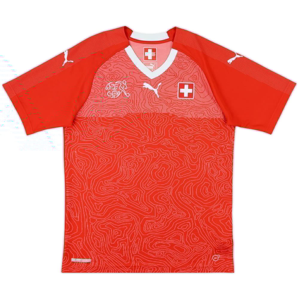 2018-20 Switzerland Home Shirt - 8/10 - (M)