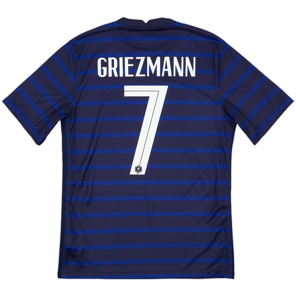 2020-21 France Home Shirt Griezmann #7 - 9/10 - (M)