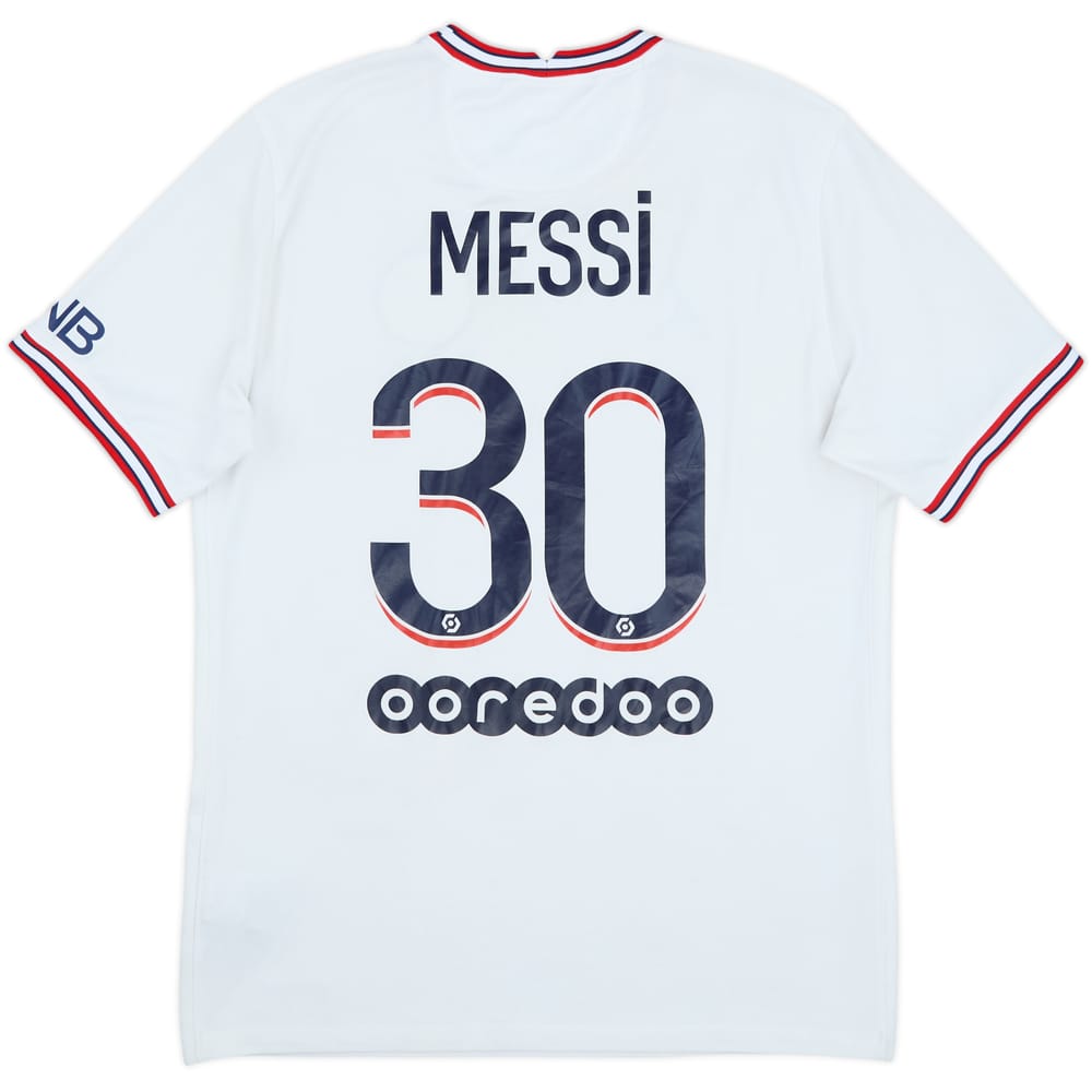 2021-22 Paris Saint-Germain Fourth Shirt Messi #30 - 6/10 - (M)